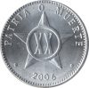 Kuba-2009-20 Centavos-Alumínium-UNC-Pénzérme