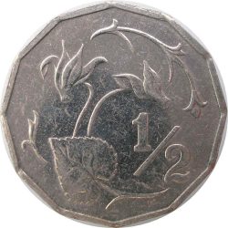 Ciprus-1983-1/2 Cent-Alumínium-UNC-Pénzérme