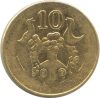 Ciprus-2004-10 Cent-Nikkel-réz-UNC-Pénzérme