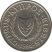 Ciprus-2004-2 Cent-Nikkel-réz-UNC-Pénzérme