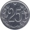 Csehszlovákia-1962-1964-25 Haleru-Alumínium-VF-Pénzérme