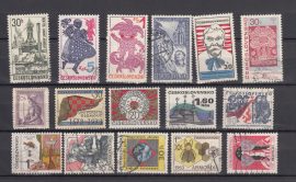 Csehszlovákia-Bélyegcsomag 24-Bélyegek