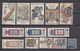 Csehszlovákia-Bélyegcsomag 28-Bélyegek