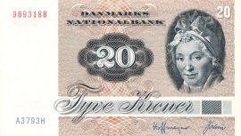 Dánia 1979. 20 Kronor-UNC (Prefix A)
