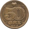 Dánia-2006-50 Ore-Bronz-UNC-Pénzérme