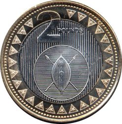 Dél-Szudán-2015-2 Pound-Bimetál-UNC-Pénzérme