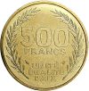 Dzsibuti-1991-500 Francs-Alumíniumbronz-UNC-Pénzérme