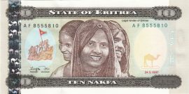 Eritrea 1997. 10 Nakfa-UNC