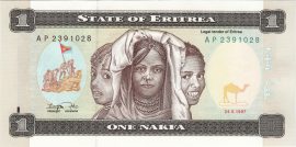 Eritrea 1997. 1 Nakfa-VF
