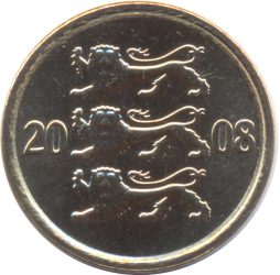 Észtország-2006-10 Senti-Alumínium-nikkel bronz-UNC-Pénzérme