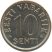 Észtország-2006-10 Senti-Alumínium-nikkel bronz-UNC-Pénzérme