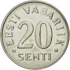 Észtország-2006-20 Senti-Nikkelezett acél-UNC-Pénzérme