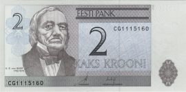 Észtország 2007. 2 Krooni-UNC