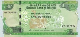 Etiópia 2020. 10 Birr-UNC