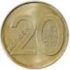   Fehéroroszország-2009-20 Kopejka-Sárgaréz bevonatú acél-UNC-Pénzérme
