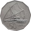 Fiji-2000-50 Cent-Nikkelezett acél-UNC-Pénzérme
