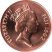 Fiji-2001-2 Cent-bevont cink-UNC-Pénzérme
