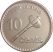 Fiji-2012-10 Cent-Nikkelezett acél-UNC-Pénzérme