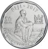 Fiji-2017-50 Cent-Nikkelezett acél-UNC-Pénzérme