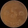 Finland-1918-1939-5 Pennia-Cooper-VF-Coin