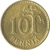 Finnország-1972-10 Penny-Alumíniumbronz-UNC-Pénzérme