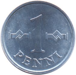 Finnország-1979-1 Penny-Alumínium-UNC-Pénzérme