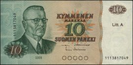 Finnország 1980. 10 Markkaa-UNC