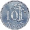 Finnország-1987-10 Penny-Alumínium-UNC-Pénzérme