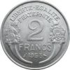 Franciaország-1946-2 Francs-Aluminium-VF-Pénzérme
