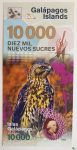 Galapagos-szigetek 2021. 10000 Sucres-UNC