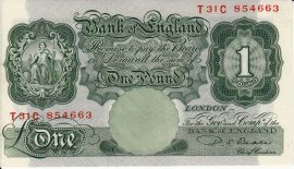 Nagy-Britannia 1949-1955. 1 Pound-aUNC