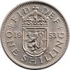   Nagy-Britannia-1953-1 Shilling-Réz-Nikkel-VF-Pénzérme (skót)