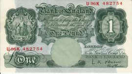 Great Britain 1955-1960. 1 Pound-aUNC