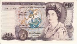 Nagy-Britannia 1981-1984. 20 Pounds-VF