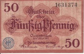 Németország 1917. 25-50 Pfennig-Osnabrück-VF (2db szükségpénz)