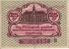 Németország 1920. 25 Pfennig-Magdeburg--VF 