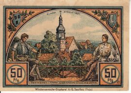 Németország 1921. 50 Pfennig-Roda-VF 