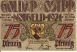 Németország 1921. 75 Pfennig-1 Mark-Goldap-VF (2db szükségpénz)