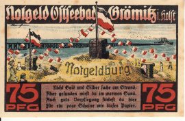 Németország 1921. 75 Pfennig-Grömitz-F 