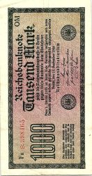 Németország 1922. 1000 Mark-F