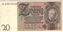 Németország 1929. 20 Reichsmark-VF