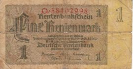 Germany 1937. 1 Rentenmark-G
