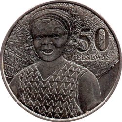 Ghána-2020-50 Pesawas-Nikkelezett acél-UNC-Pénzérme