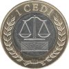 Ghána-2022-1 Cedi-Bimetal-UNC-Pénzérme