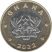 Ghána-2022-1 Cedi-Bimetal-UNC-Pénzérme