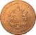 Gibraltár-2017-1 Penny-Bronz bevonatú acél-UNC-Pénzérme