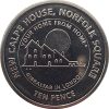 Gibraltár-2018-10 Penny-Nikkelezett acél-UNC-Pénzérme