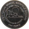 Gibraltár-2018-5 Penny-Nikkelezett acél-UNC-Pénzérme