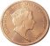 Gibraltár-2019-1 Penny-Bronzbevonatú acél-UNC-Pénzérme