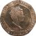 Gibraltár-2019-20 Penny-Réz-nikkel-UNC-Pénzérme